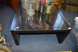Glass Topped Coffee Table