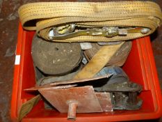 Box of Ratchet Straps etc.