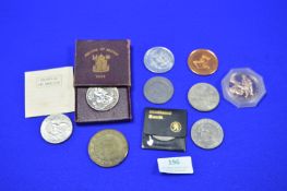 Commemorative Crowns, American Dollars, etc.