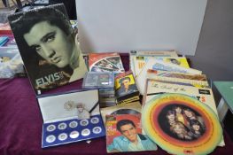 Elvis Presley Memorabilia, CDs, and Records plus A