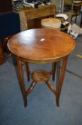 Edwardian Inlaid Mahogany Side Table