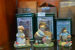 Three Villeroy & Boch Foxwood Tales Willie the Hed