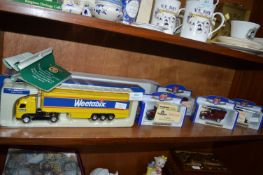 Diecast Advertising Vehicles; Weetabix Lorry, etc.