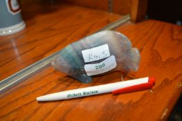 Vintage Carved Jade Fish