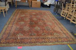 *Rug 3.65m x 2.75m (somewhat damaged, tear)