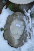 Lions Heads Garden Ornament