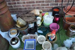 Large Quantity of Planters and Decorative Garden I