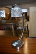 Chrome & Glass Table Lamp