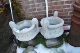 Pair of Garden Urn Planters