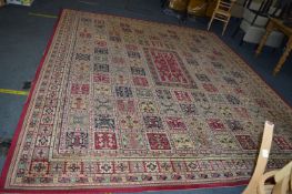 *Rug 3.7m x 3.2m (slightly frayed at edges)