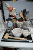 Kitchen Storage Jars, Pestle & Mortars, Utensils,