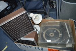 Philips Turntable plus Speakers and Desk Lamp