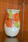 Crown Devon Hand Painted Vase