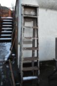 Pair of Folding Wooden Step Ladders