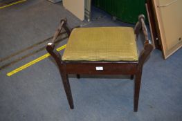 Mahogany Piano Stool