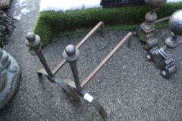 Pair of Wrought Iron Fire Dogs