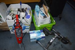 Two Boxes of Household Goods Including Black & Dec