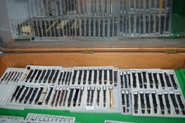 7 Trays of New Leather Wristwatch Straps