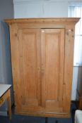 *Large Stripped Pine Period Double Wardrobe