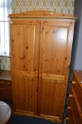 Pine Double Wardrobe