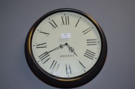 Black Wall Clock
