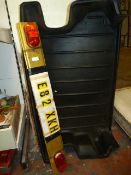 Plastic Boot Tidy and a Tail Board Light
