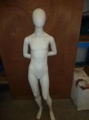 * child sized mannequin