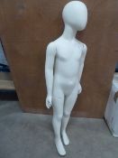 * child sized mannequin