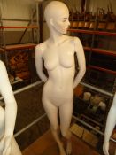 * female mannequin with glass base - nice features