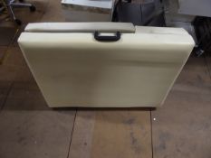 * portable leather massage/treatment table