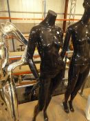 * female mannequin with glass base