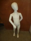 * child sized mannequin