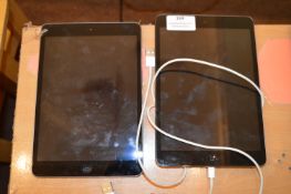 *Two Apple iPads