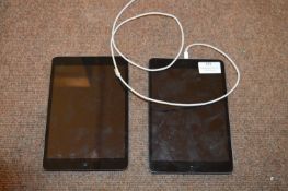 *Two Apple iPads