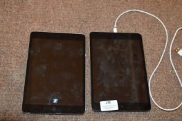 *Two Apple iPads