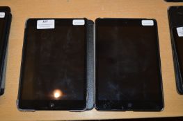 *Two Apple iPads