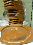 *19 Wooden Serving Platters