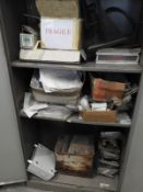 *6ft Stationery Cabinet Containing Assorted Printed Circuit Boards, etc.