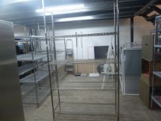 *wire racking - 4 shelf - 1000w x 500d x 1650h