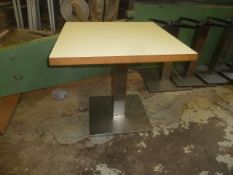 * 4 x low square tables 600w x 600d x 600h