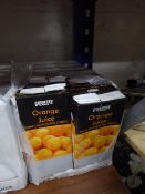 * 12 x 1L orange juice