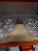 * 10 x glass jars