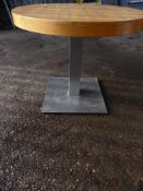 * 3 x low round tables 700diameter x 600h