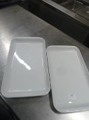 * rectangle plates x 9