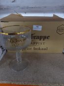 * 6 x Chimay 25cl glasses