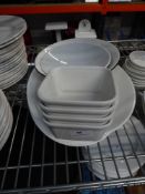 * assorted bowls and plates x 10