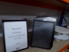 * metal A4 poster stands x 15