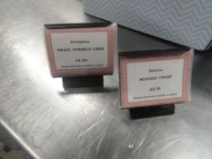 * food display labels x 50