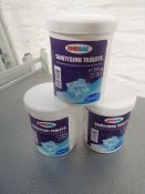 * 3 x sanitising tablets