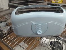 * blue 4 slice toaster